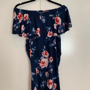 Two maternity dresses.